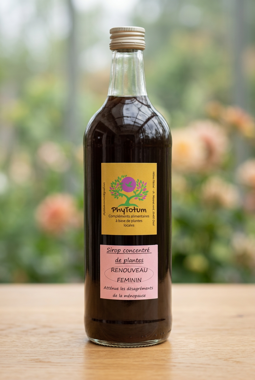 Fleurs et plantes pour l'équilibre féminin – RENOUVEAU FÉMININ sirop